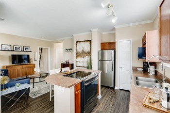 Kitchen in model unit